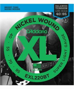 מיתרים לגיטרה בס דדריו - 40-95 - Daddario EXL220BT Nickel Wound Balanced Tension