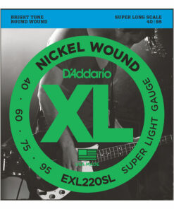 מיתרים לגיטרה בס דדריו - 40-95 - Daddario EXL220SL Nickel Wound Bass Super Long Scale