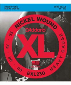 מיתרים לגיטרה בס דדריו - 55-110 - Daddario EXL230 Nickel Wound Bass Long Scale