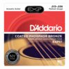 מיתרים לגיטרה אקוסטית דדריו - 13-56 - Daddario EXP17 Coated Phosphor Bronze Guitar Strings