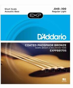מיתרים לגיטרה בס אקוסטית 5 מיתרים דדריו - Daddario EXPPBB170-5 Acoustic Long Scale - 45-130