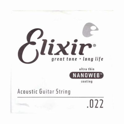 מיתר בודד לגיטרה אקוסטית אליקסיר - Elixir Nanoweb Single - 022