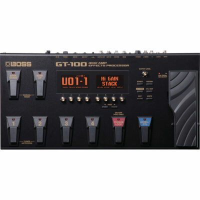 ⁦מולטי אפקט בוס + קייס מקורי - BOSS GT-100 COSM Amp Effects Processor + Custom Bag⁩ – תמונה ⁦4⁩