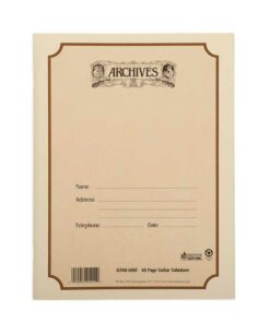מחברת טאבים 48 עמודים גודל A4 דדריו - D'Addario ARCHIVES GTAB-48ST Manuscript Book