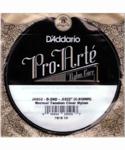 מיתר בודד B-2 ( שני ) לגיטרה קלאסית דדריו - Daddario Nylon Single - 0322