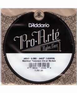 מיתר בודד G-3 ( שלישי ) לגיטרה קלאסית דדריו - Daddario Nylon Single - 0403