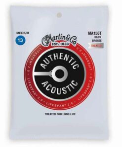 מיתרים לגיטרה אקוסטית מרטין - Martin 80/20 Bronze Treated MA150T 13-56