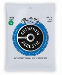 מיתרים לגיטרה אקוסטית מרטין - Martin 80/20 Bronze MA170 10-47