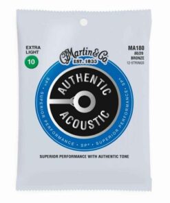 מיתרים לגיטרה 12 מיתרים אקוסטית מרטין - Martin 12String 80/20 Bronze MA180 10-69