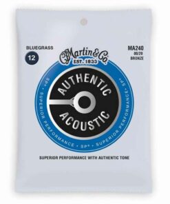 מיתרים לגיטרה אקוסטית מרטין - Martin 80/20 Bronze MA240 12-56
