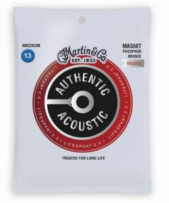 מיתרים לגיטרה אקוסטית מרטין - Martin Phosphor Bronze Treated MA550T 13-56