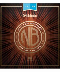מיתרים לגיטרה אקוסטית דדריו - Daddario Nickel Bronze NB1253 Acoustic Guitar Strings - 12-53