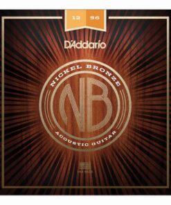 מיתרים לגיטרה אקוסטית דדריו - Daddario Nickel Bronze NB1256 Acoustic Guitar Strings - 12-56