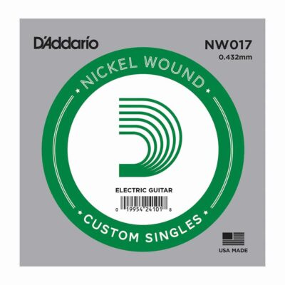 מיתר בודד לגיטרה חשמלית דדריו - Daddario NW017 Single Nickel Wound - 017