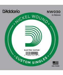 מיתר בודד לגיטרה חשמלית דדריו - Daddario NW030 Single Nickel Wound - 030