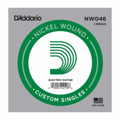 מיתר בודד לגיטרה חשמלית דדריו -  Daddario NW046 Single Nickel Wound - 046