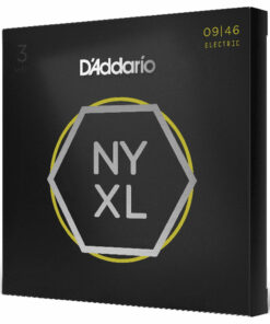 3 סטים מיתרים לגיטרה חשמלית דדריו - 09-46 - Daddario NYXL0946-3P Nickel Wound 3Pack