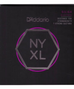 מיתרים לגיטרה חשמלית דדריו - 09.5-64 - Daddario NYXL09564SB Nickel Wound 7 String Strandberg Electric Guitar