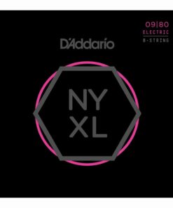 מיתרים לגיטרה חשמלית דדריו - 09-80 - Daddario NYXL0980 Nickel Wound 8 String Electric Guitar