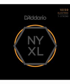 מיתרים לגיטרה חשמלית דדריו - 10-59 - Daddario NYXL1059 Nickel Wound 7 String Electric Guitar Strings
