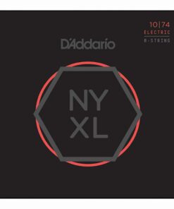 מיתרים לגיטרה 8 חשמלית דדריו - 10-74 - Daddario NYXL1074 Nickel Wound 8 String Electric Guitar Strings