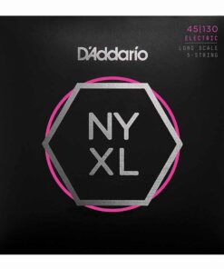 מיתרים לגיטרה בס 5 מיתרים דדריו - 45-130 - Daddario NYXL45130 Set Long Scale 5String