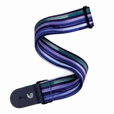 רצועה לגיטרה פסים דדריו - Daddario P20W1504 Planet Waves Strap, Line Art