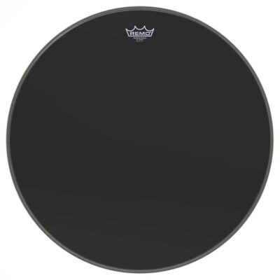 עור פנימי/חיצוני לתוף בס רמו -"REMO P3-1024-ES POWERSTROKE P3 Ebony 24