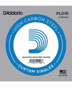 מיתר בודד לגיטרה דדריו - Daddario PL010 Plain Steel Single - 010