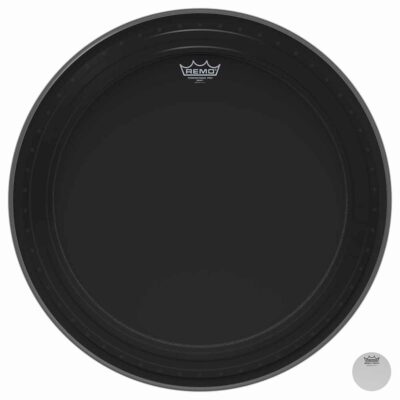 עור פנימי לתוף בס רמו -"REMO PR-1424-00 POWERSTROKE Pro Ebony 24