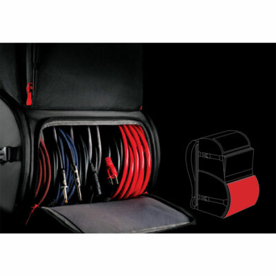 ⁦תיק גב מקצועי לאנשי במה דדריו - D'Addario Planet Waves PW-BLGTP-01 Backline Gear Transport Backpack⁩ – תמונה ⁦6⁩