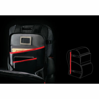 ⁦תיק גב מקצועי לאנשי במה דדריו - D'Addario Planet Waves PW-BLGTP-01 Backline Gear Transport Backpack⁩ – תמונה ⁦9⁩