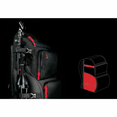 ⁦תיק גב מקצועי לאנשי במה דדריו - D'Addario Planet Waves PW-BLGTP-01 Backline Gear Transport Backpack⁩ – תמונה ⁦11⁩