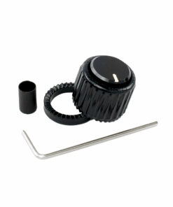 כפתור חוגה ננעל שחור גדול דדריו - Daddario Planet Waves PW-LNL-01B Locknob, Large Black Plastic Knob