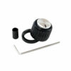 כפתור חוגה ננעל שחור וכסף גדול דדריו - Daddario Planet Waves PW-LNL-01BS Locknob, Large Black And Silver Plastic Knob