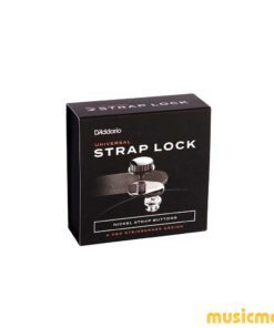 נועלי רצועה אוניברסלים ניקל דדריו - D'Addario Planet Waves PW-SLS-02 Universal Strap Lock System Nickel