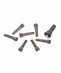 פינים לגיטרה אקוסטית אבוני פנינה דדריו - Daddario Planet Waves PWPS2 Ebony Abalone Inlay Bridge Pins with End Pin Set