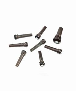 פינים לגיטרה אקוסטית אבוני פנינה דדריו - Daddario Planet Waves PWPS3 Ebony Pearl Inlay Bridge Pins with End Pin Set