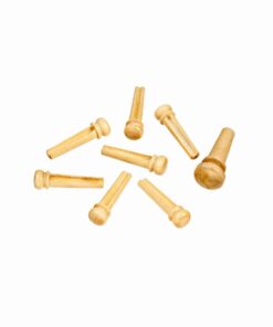 פינים מעץ לגיטרה אקוסטית דדריו - Daddario Planet Waves PWPS6 Boxwood Bridge Pins with End Pin Set