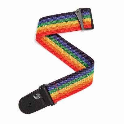 רצועה צבעי קשת לגיטרה  דדריו - Daddario PWS111 Planet Waves , Polypropylene Rainbow Strap