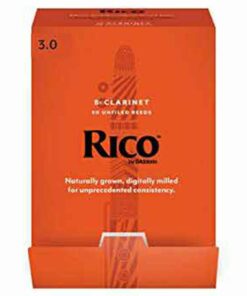 50 עלים לקלרינט סי במול מס' 3.0 ריקו -  Rico RCA0130-B50 Bb Clarinet 3.0 Reeds 50Pack