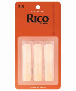 3 עלים לקלרינט סי במול מס' 3.5 ריקו -  Rico RCA0335 Bb Clarinet 3.5 Reeds 3Pack