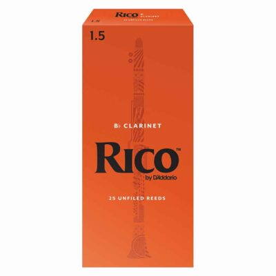25 עלים לקלרינט סי במול מס' 1.5 ריקו - Rico RCA2515 Bb Clarinet 1.5 Reeds 25Pack