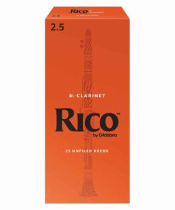 25 עלים לקלרינט סי במול מס' 2.5 ריקו -  Rico RCA2525 Bb Clarinet 2.5 Reeds 25Pack