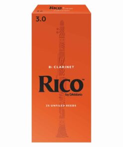 25 עלים לקלרינט סי במול מס' 3.0 ריקו -  Rico RCA2530 Bb Clarinet 3.0 Reeds 25Pack
