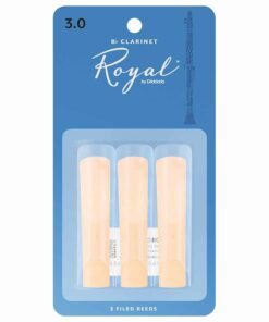 3 עלים לקלרינט סי במול מס' 3.0 רויאל -  Royal RCB0330 Bb Clarinet 3.0 Reeds 3Pack