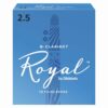 10 עלים לקלרינט סי במול מס' 2.5 רויאל -  Royal RCB1025 Bb Clarinet 2.5 Reeds 10Pack