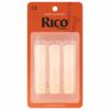 3 עלים לקלרינט בס מס' 1.5 ריקו -  Rico REA0315 Bass Clarinet 1.5 Reeds 3Pack