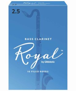 10 עלים לקלרינט בס מס' 2.5 רויאל -  Royal REB1025 Bass Clarinet 2.5 Reeds 10Pack