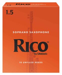 10 עלים לסקסופון סופרן מס' 1.5 ריקו -  Rico RIA1015 Soprano Saxophone 1.5 Reeds 10Pack